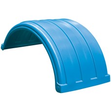Dynaplas Low Profile Plastic Mudguard - 630mm Wide - Light Blue